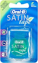 Oral-B Satin Tape Mint Dental Floss Single Strand 2 Pack view 2