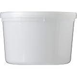 Extreme Freeze Reditainer 64 oz. Freezeable Deli Food Containers w/ Lids - Package of 8 - Food Storage