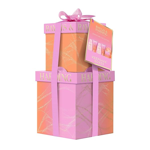 BAYLIS & HARDING JOJOBA, VANILLA & ALMOND OIL LUXURY PAMPER PRESENT GIFT SET FOR WOMEN – VEGAN FRIENDLY
