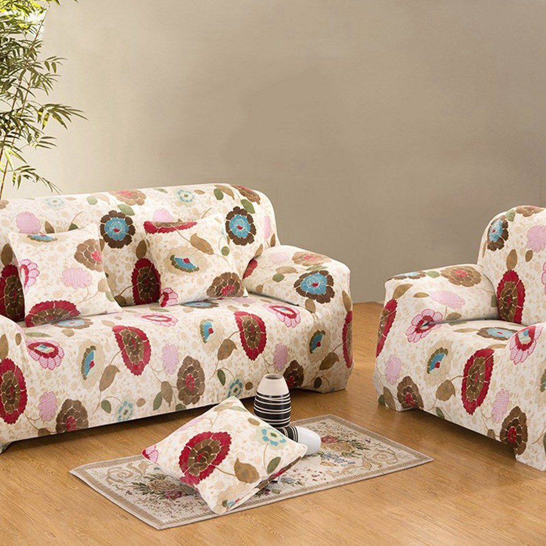 Чехлы плюшевые на диван и кресла 90 фото