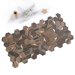 Tilingview 10 Pcs Hexagon Peel and Stick Backsplash