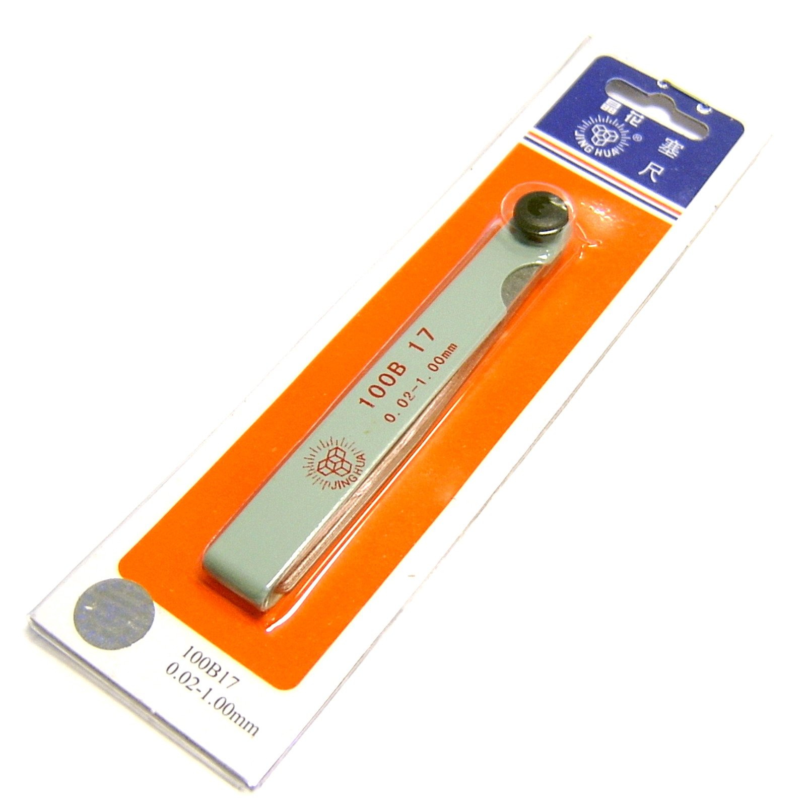 METRIC FEELER GAUGE 0.02 1MM 17 BLADES THICKNESS GAP FILLER MEASURING
