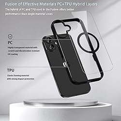 EUMADOVE Classic Hybrid Magnetic iPhone 17 Case
