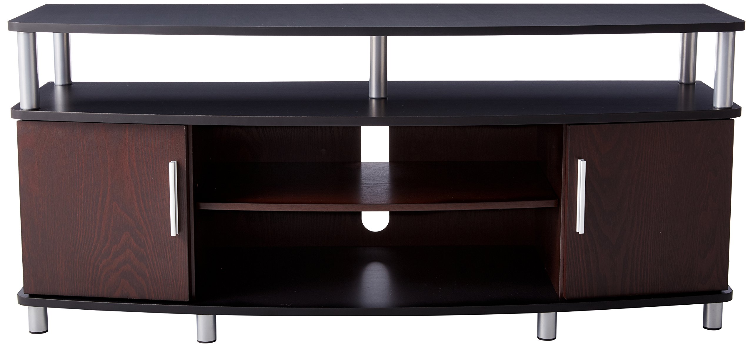 Ameriwood Home Carson TV Stand for TVs up to 50 Inches Wide (Cherry