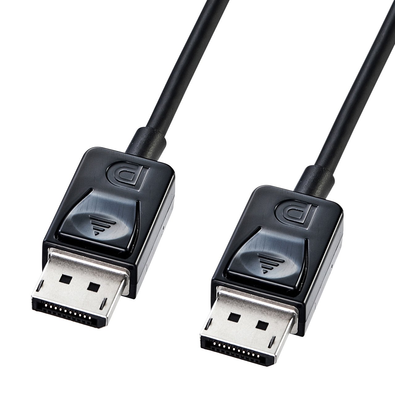 サンワサプライ(Sanwa Supply) DisplayPort ケーブル(オス-オス) 2.0m 4K60Hz対応 ブラック KC-DP2K商品画像