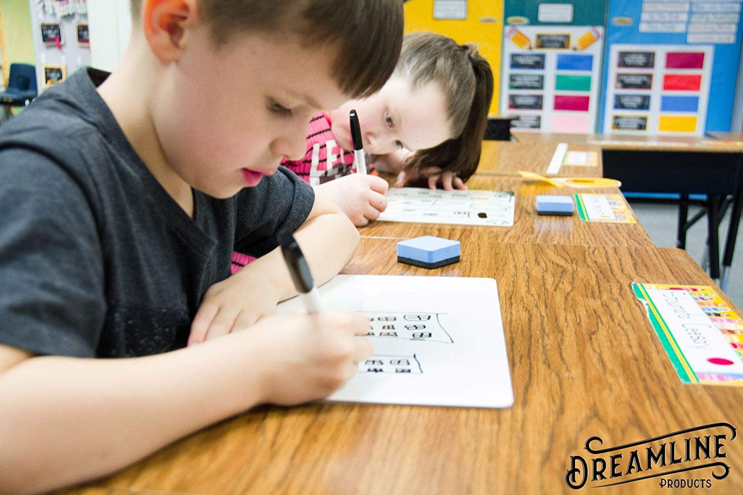Dry Erase Boards [30pc Double Sided] Lapboards with ClearWipe Coating! Small White Boards - 9" x 12" Mini White Boards for Students, Classroom Teacher Supplies : Office Products