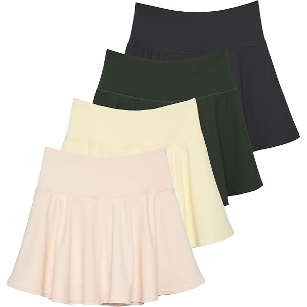Jupe-short Athlétique Realessentials Femme - Vert, Taille S - A-ligne Stretch