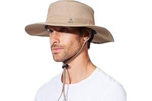 G GIEPHT Fishing Hat for Mens Sun Hat Wide Brim Bucket Hat SPF UV Protection XL XXL Large Size Big Head Hiking Beach Safari
