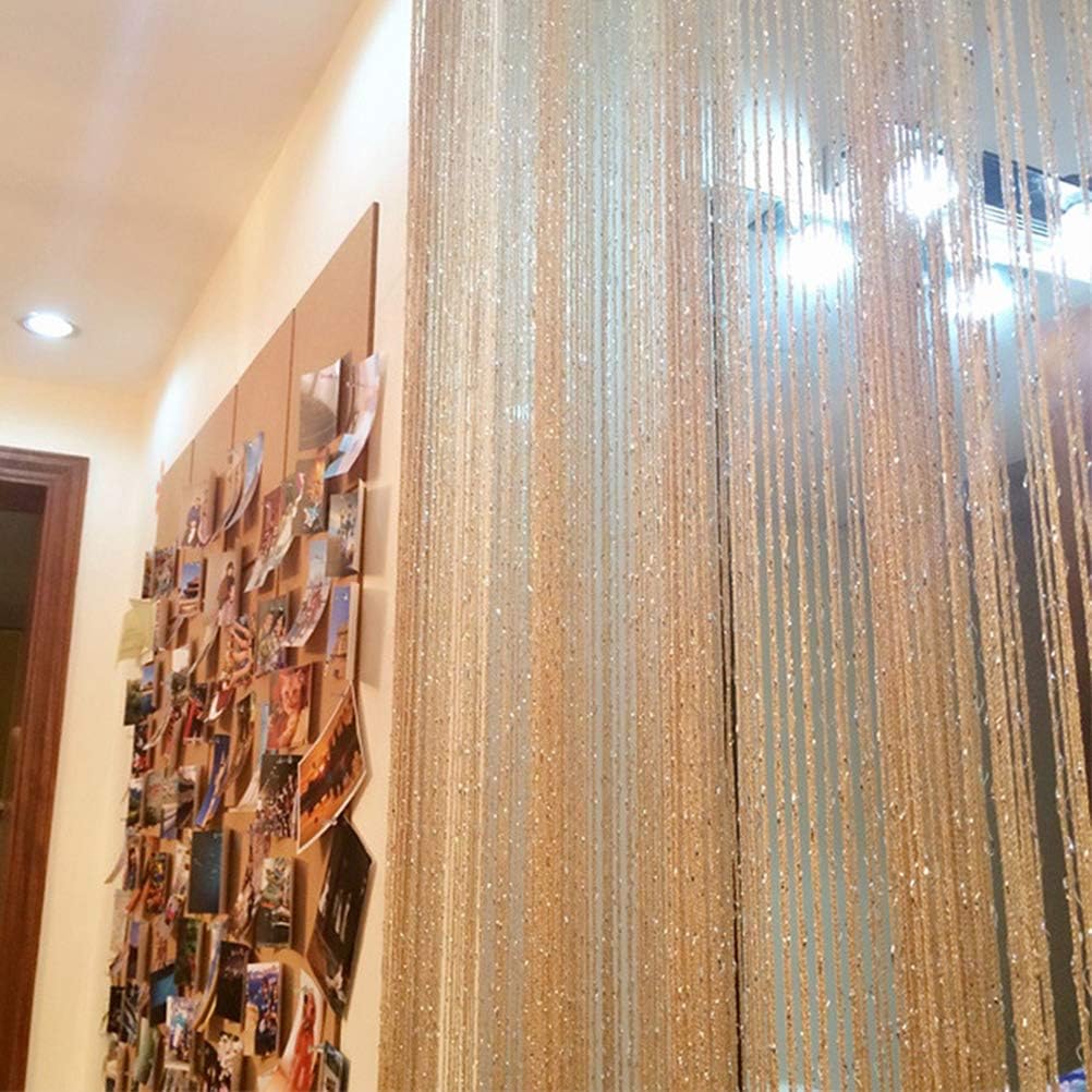 HYSENM 2 Pack Door Curtains 100 x 200cm Fly Screens for Doors Beaded String Curtain for Doors Door Fly Screen Curtain for Doorways - Image 5