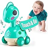 CubicFun Baby Toys 6 to 12 Months Touch & Go Music Light Baby Crawling Toys, Baby Toys 12-18 Months Gifts Toys for 1 Year Old