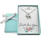 Goat Necklace in Silver Toned Metal | 16 Inch Stainless Steel Cable Chain | Farm Animals | Animal Lover | Goat Farmer | Farm Girls