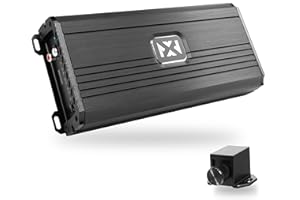 NVX NDA15001 3000W Peak (1500W RMS) N-Series Class-D 1-Ohm Stable Monoblock Amplifier with Remote Bass Knob