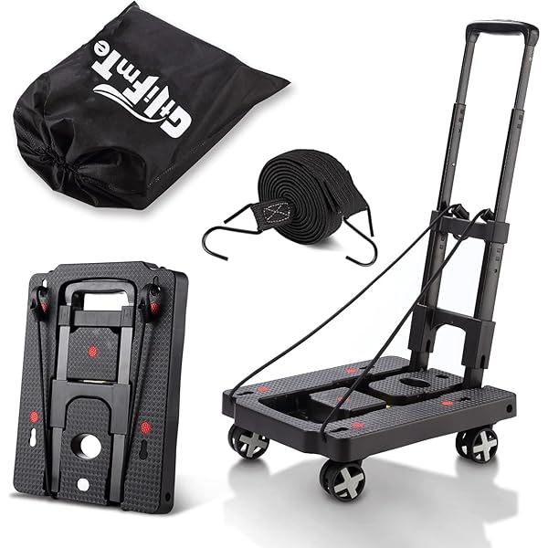 Travel Smart by Conair Compact Cartトロリー Amazon.com: Travel Smart by Conair 75 lb. Compact Cart
