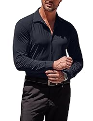 COOFANDY Men's Shirt Casual Dress Shirts Slim Fit