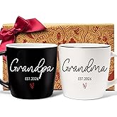 New Grandparents Mug Gifts First Time 2026, Pregnancy Announcement For Grandparents 2026 Mug Gift, Promoted To Grandma And Grandpa Mugs Gifts for Grandfather Grandmother, Baby Announcement Gift-3
