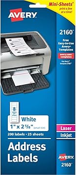 amazon avery address labels