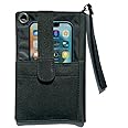 Big Skinny Women's Plus Size myPhone Bi-Fold Slim Wallet, Holds Up to 20 Cards
