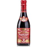 Giusti 3 Gold Medals Balsamic Vinegar of Modena IGP - 8.45 fl oz | Velvety texture with plum jam, red fruit, honey, and vanilla. Excellent for cheese, pasta, and meats. Matured in oak barrels.