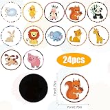 NQEUEPN 24 Sheets Potty Training Stickers 12 Patterns Thermochromic view 2