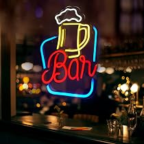 Insegna Al Neon Flamingo '5 00 O'clock Somewhere' Con LED Dimmerabili, 40x33 Cm, USB, Decorazione Murale Per Bar E Camerette - 3