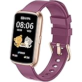 Runlio Fitness Trackers, 1.47 Inch Smartwatch, Touchscreen Activity Tracker with Thin Smartband Design, 5ATM Waterproof Fitness Watch Blood Oxygen Heart Rate Monitor for Android/iOS (Purple)