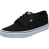 Vans Men's Mn Atwood Sneaker, Black Canvas Black White, 10 UK