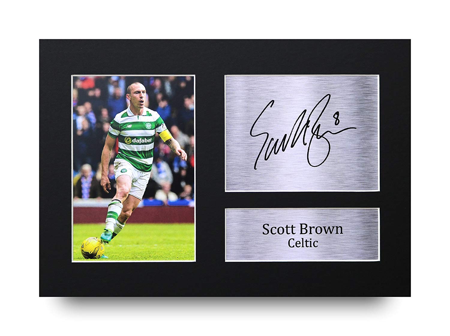 HWC Trading Scott Brown Gift Signed A4 Printed Autograph Celtic Gifts Print Photo Picture Display — image 1