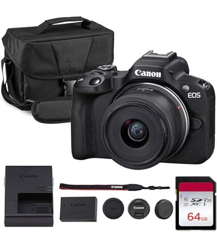 Amazon.com : Canon EOS R50 Mirrorless Camera w/RF-S 18-45mm f/4.5