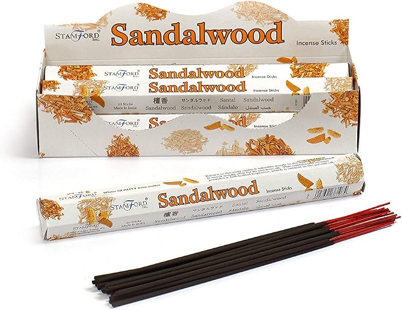 Stamford Inc. Sandalwood Incense Sticks 120 Total - Premium Quality