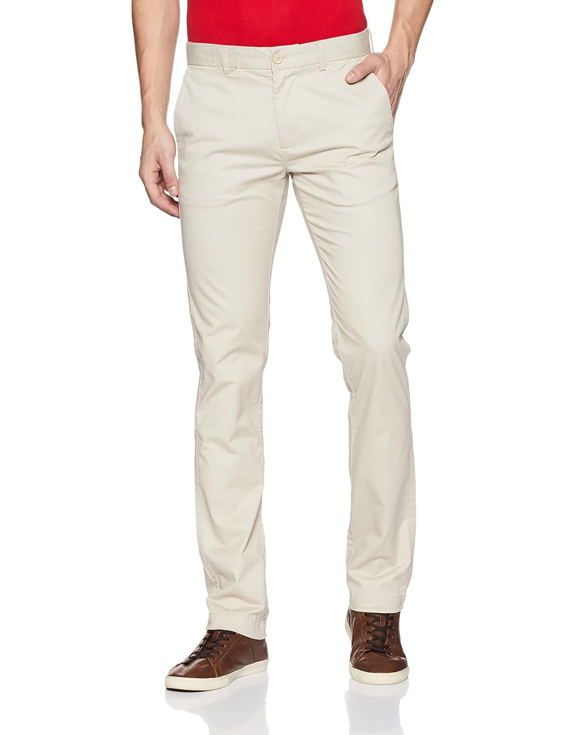 united colors of benetton men's slim fit casual trousers