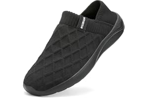 KUBUA Mens Womens Slippers Indoor Lightweight House Shoes Outdoor Breathable Slip on Loafers