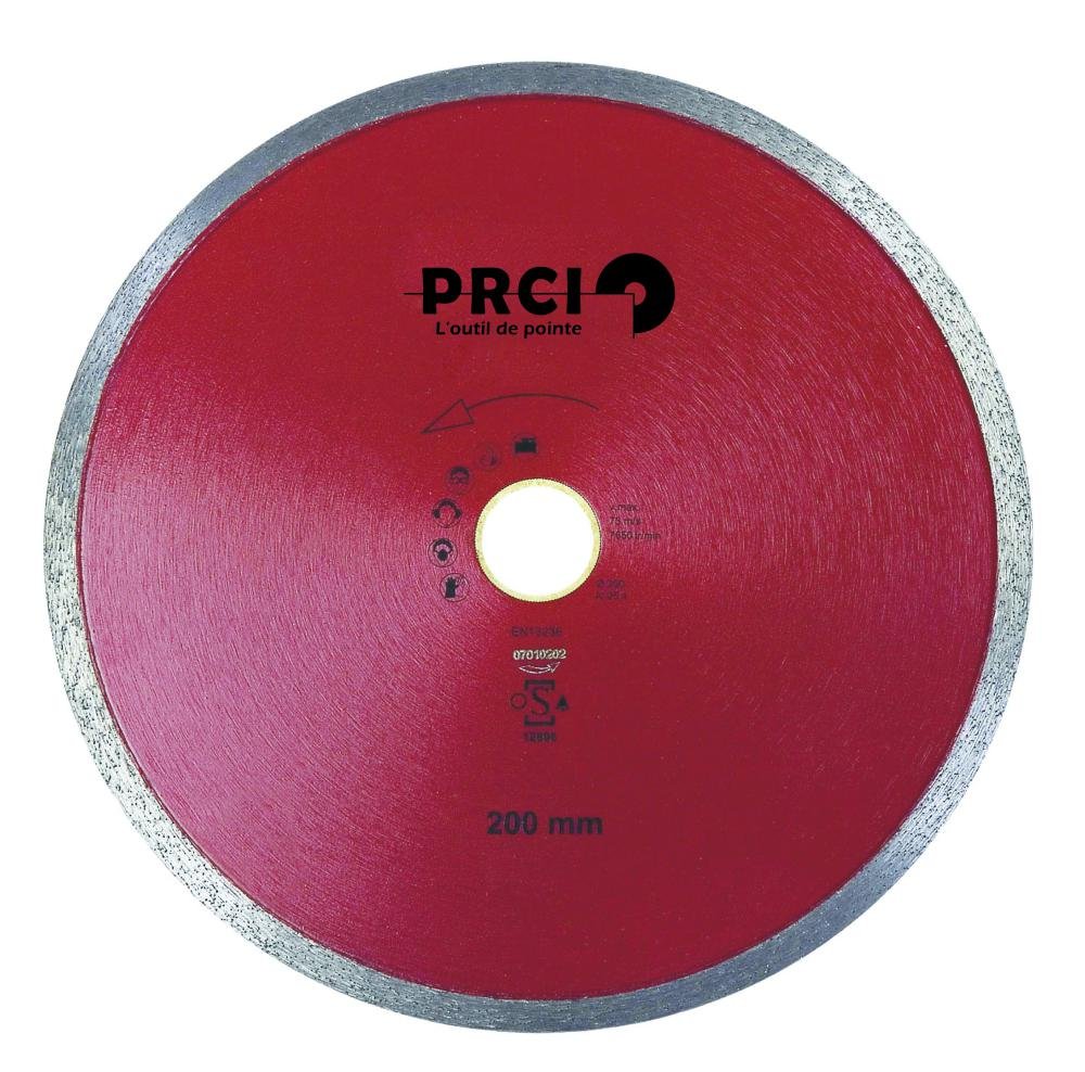 PRCI 01 65 22 Diamond Blade with Reduction Rings Included, Red, 200 mm