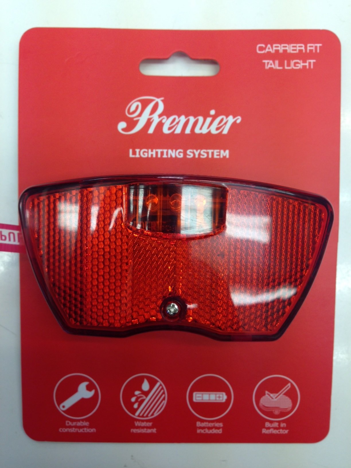 spanninga brasa xb bike led rear pannier carrier light