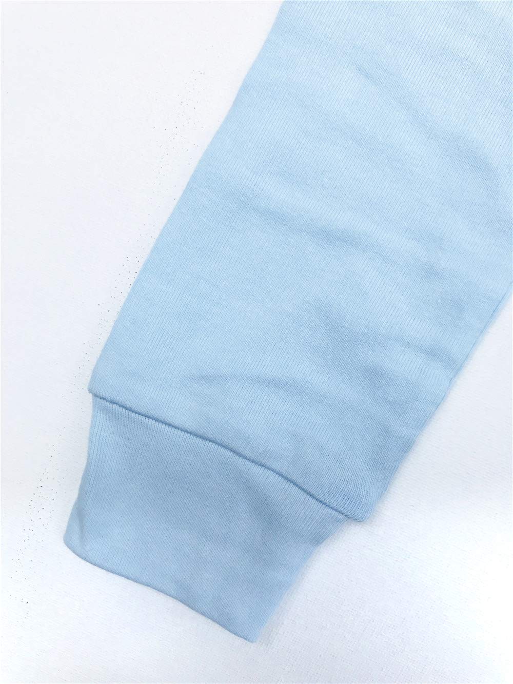 LitBud Toddler Girls Mermaids Pajama Sleepwears 2pcs Long Sleeves Pjs Tops + Pants Sets for Kids Size 3-4 Years 4T