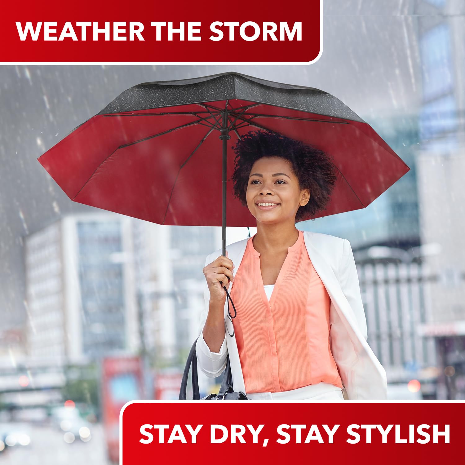 Umbrella Windproof Travel Umbrellas for Rain l