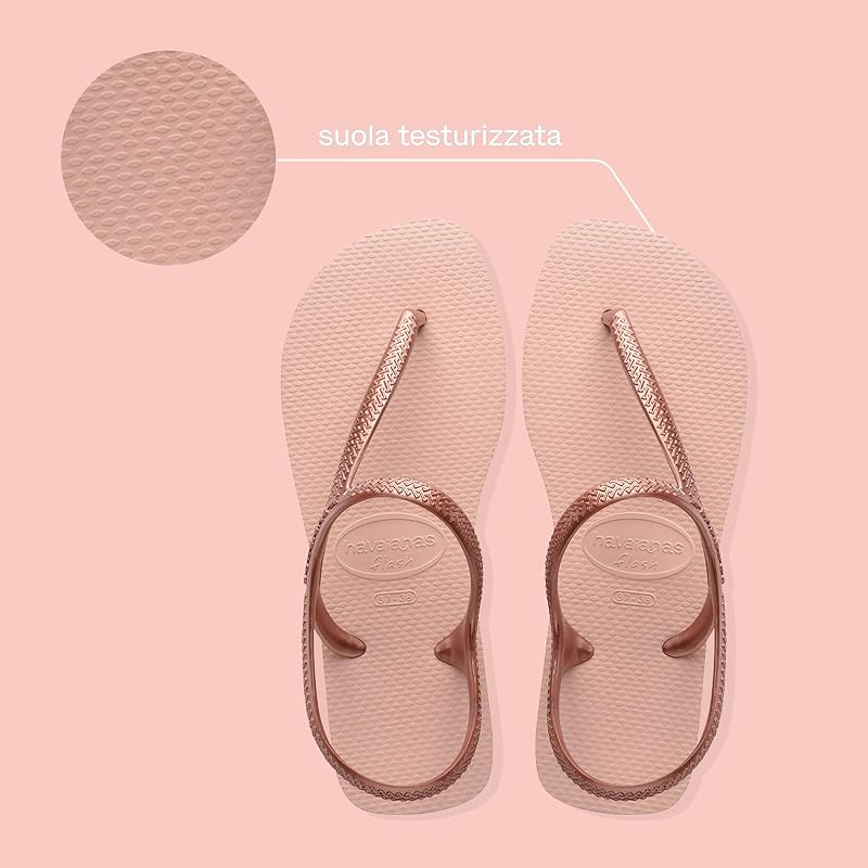 Flash Urban Donna Sandali Balletto Rosa / Rosa Dorato 39/40 EU