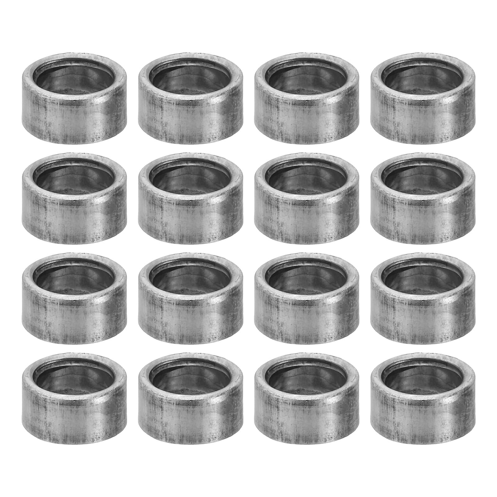 PATIKIL M7 Steel Spacers, 24 Pcs Metal Spacers Steel 7.2mm ID x 10mm OD x 5mm L Carbon Steel Spacer Screw Standoff Round for 2/7in or M7 Screw Bolts