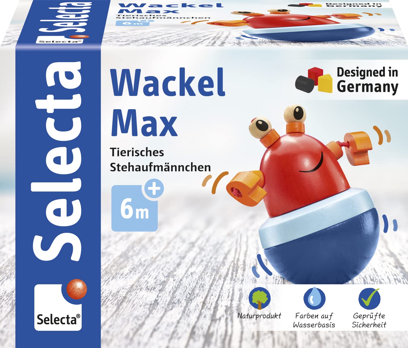 Selecta 61066 Wobble Max Figurine Multi-Coloured