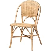 Bali & pari Jaylyn Bohemian Natural Rattan Dining Chair