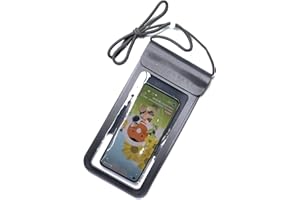 Baitoo Waterproof Phone Pouch,IPX8 Waterproof Phone Case Bag Holder for iPhone 15/14 Plus/13 Pro Max/12 Pro Max/11 Pro Max/Xs Max to 6.9" for Swimming (Black(5" to 6.9" Phone) - 1 Piece)