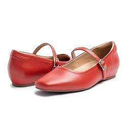 Cusolemore Women's Mary Jane Shoes with Arch