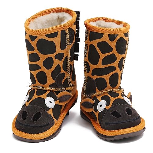 Amazon エミュー Giraffe ジラフ キリンモチーフ キッズ用 ミドル