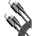 Anker New Nylon USB C to Lightning Cable, Apple MFi Certified for iPhone 14 Series, and More (6FT, 2Pack,Black)