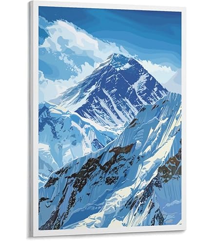 額縁付きネパール エベレスト山岳風景画 / Framed Mt. Everest Mount Everest Framed Art Prints for Sale - Fine Art America