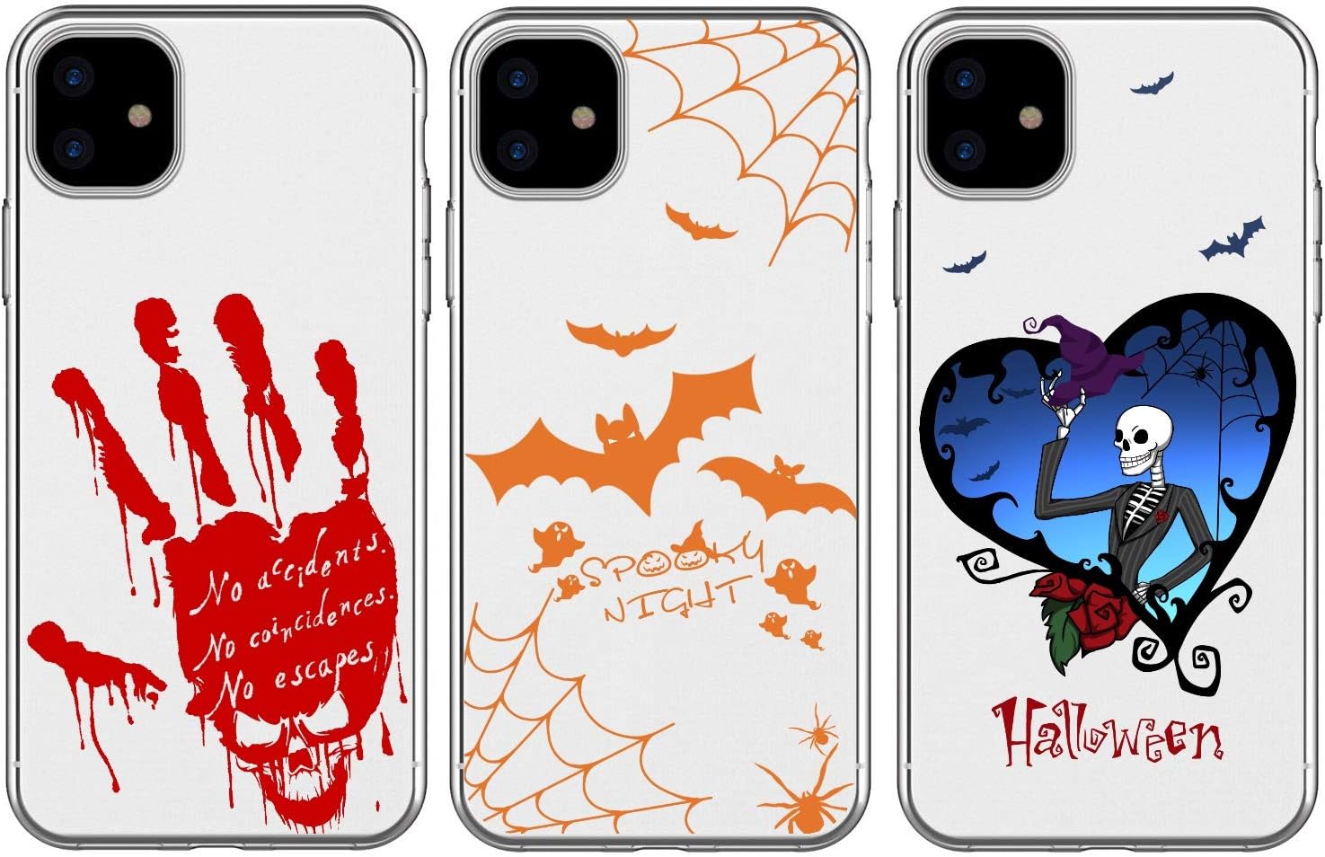 iPhone 11 Case,[3 pcs] Soft Cute Protective Cover, Ultra