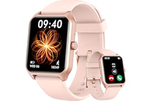 Yoever Smart Watch for Women iPhone & Android Compatible, 1.8" Fitness & Sleep Tracker with Calls/Text, Smartwatch IP68 Waterproof, 110+ Sport Modes, Heart Rate/SpO2 Monitor