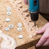 Siqian 50 Pcs Plastic Screw Caps White Concealing Screw Heads view 6