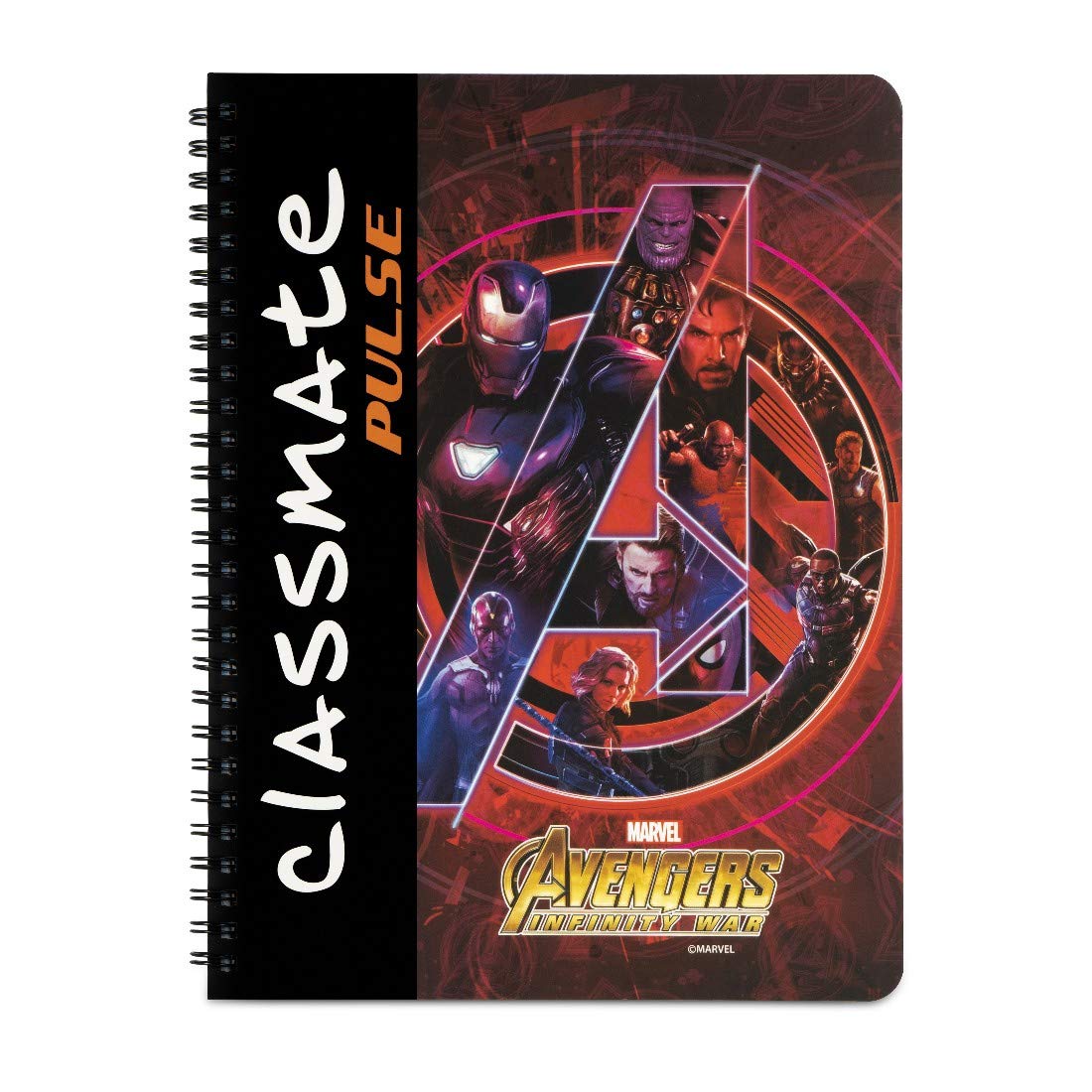 Classmate Pulse Spiral Notebook 240 Mm X 180 Mm Soft Cover 180 
