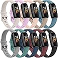10 Pack Bands for Fitbit Inspire 3 Bands for Women Men, Soft Silicone Bands Adjustable Sport Replacement Straps for Fitbit Inspire 3 Fitness Tracker
