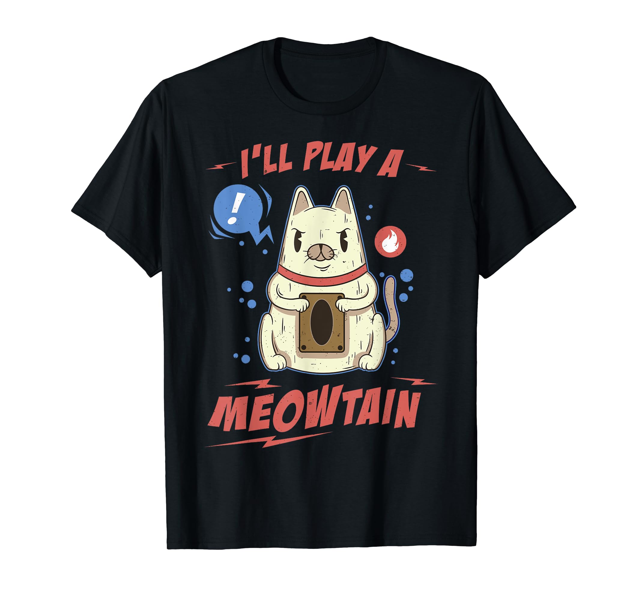 Red Mountain Magic Cat Shirt - TCG Trading Card Game Gift